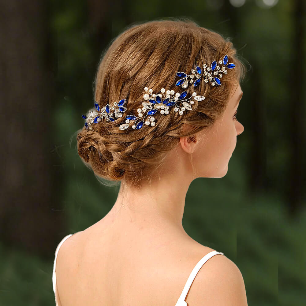 Wedding Guest Hair Jewelry Stylish Hair Accessories Metal Rhinestones Hairpins