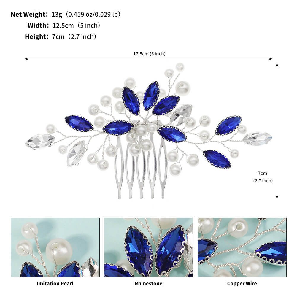 Wedding Guest Hair Jewelry Stylish Hair Accessories Metal Rhinestones Hairpins