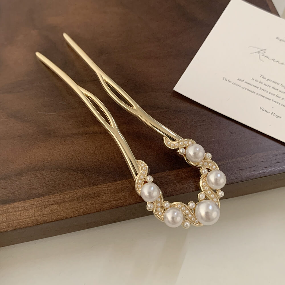 Elegant Hair Accessories Metal French Pins Can Be Used for Various Hair Styles