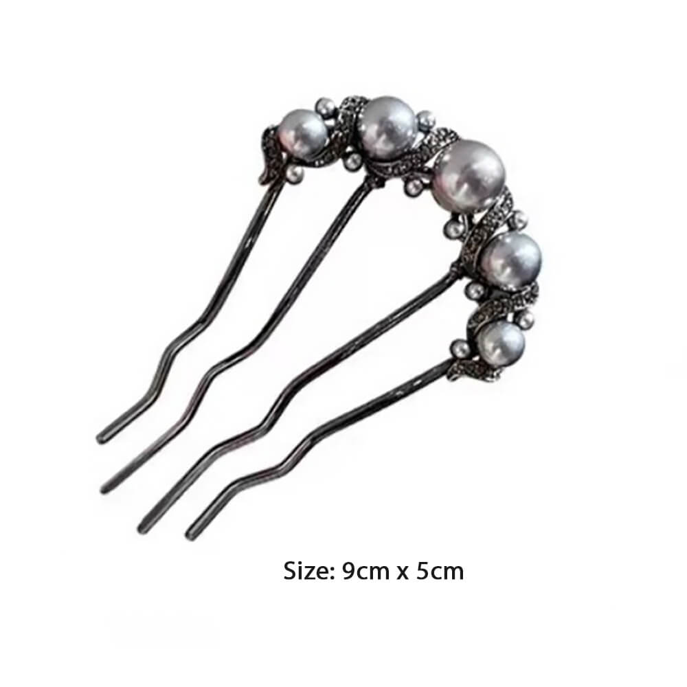 Mother’s Day Gift Ideas Stylish Hair Accessories Pearl Metal Hair Pins for Trendy Moms