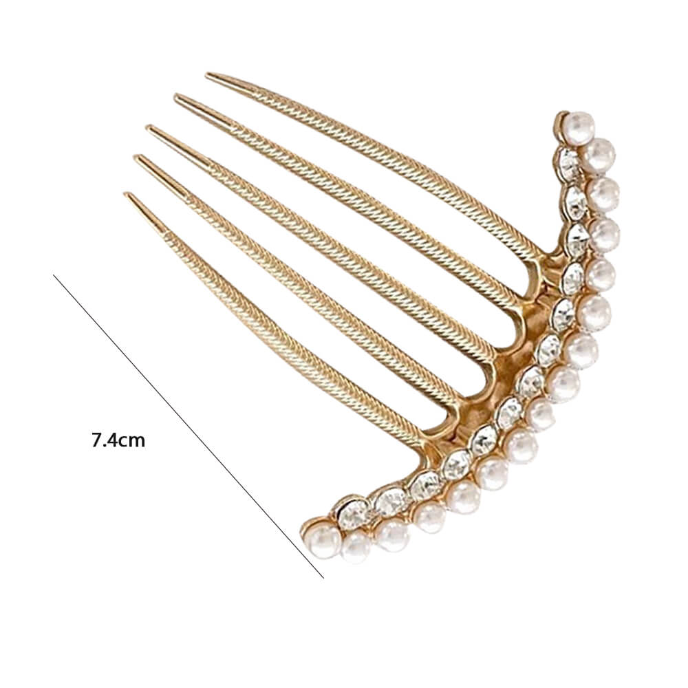 Elegant Gold Pearl U-Shaped Hair Pins for Women Ideal for French Twist Buns and Updos Stylish Hair Accessories