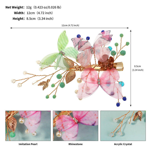 Wedding Hair Pin Clips Bride Decorative Hair Accessories for Women and Girls Headdress