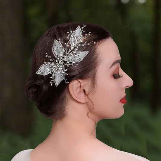 Rhinestone Bridal Hair Pins Silver Hair Clip Accessories for Wedding