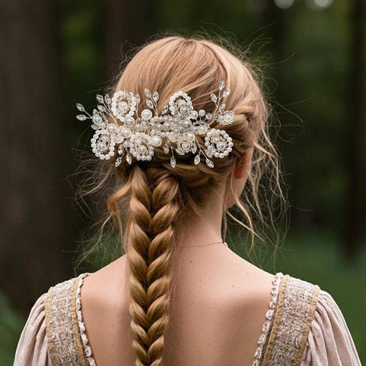 Decorative Hair Comb Trendy Handmade Hair Accessories Wedding Hairpins